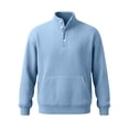 thumbnail image 6 of Awdenio Men's Sweatshirt Big and Tall Waffle Shirt Oversized Button Down Pullover Comfy Clothes, 6 of 6