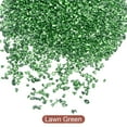 thumbnail image 2 of Uxcell 20g Crushed Glass Chips, 1-3mm Irregular Metallic Sequins Glass Stone Lawn Green, 2 of 5