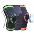 thumbnail image 4 of SSBSM 1Pc 3D Weaving Knee Brace Pad Protector Compression Breathable Running Support, 4 of 8