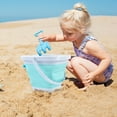 thumbnail image 5 of HUASHENG Kids Foldable Water Play Bucket Portable Beach Pail For Pool Or Time Toy With Shovel, 5 of 5