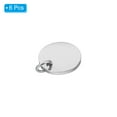 thumbnail image 3 of 12mm Steel Disc, 6pcs Stainless Steel Stamping Blanks Tags for Laser Engraving Stamping Jewelry Making,Silver Tone, 3 of 6