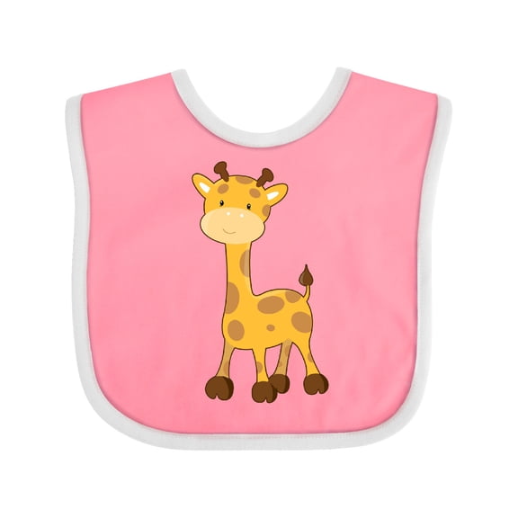 Inktastic Cute Baby Giraffe Boys or Girls Baby Bib