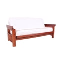 thumbnail image 2 of Donco Kids Futons PD-LAN-DC-F-RED Landmark Full Size Futon Mattress - Dark Cherry & Red, 2 of 4