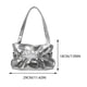 thumbnail image 2 of Bolso Mano Casual Fruncido Mujer PU Gran Capacidad para Viajes Al Aire Libre, 2 of 9
