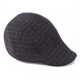thumbnail image 1 of Gorro a cuadros de estilo coreano para otoño e invierno, boina cálida de tela cepillada, gorro para amantes, gorro de invierno., 1 of 6