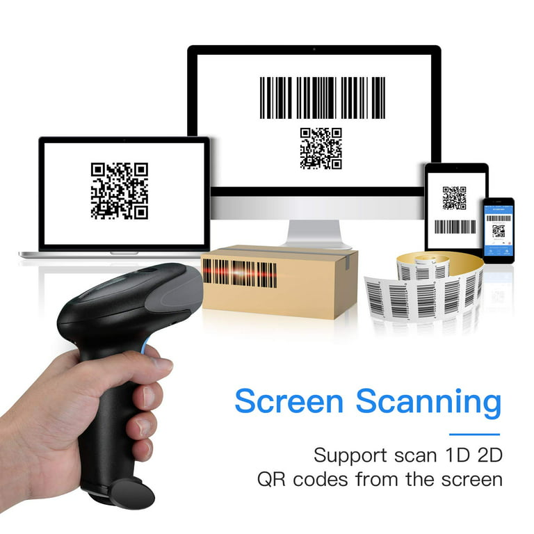 Barcode Eyoyo USB Wired Inventory 1D QR Code Scanners for Screen Scanning, Handheld Bar Code Reader for Warehouse Library Supermarket, Document - Walmart.com