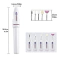 thumbnail image 5 of Professional Portable Electric Nail Drill, Acrylic Nail Kit, Gel Rose Red, 5 of 5