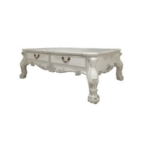 ACME Dresden Coffee Table, Bone White Finish