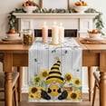 thumbnail image 2 of Table Runner 36 Inches Long for Kitchen Dining, Gnomes Sunflower Dresser Scarf Farmhouse, Dining Table Decorations for Wedding/Parties, Bees Branches Floral Wooden 13 x 36 In, 2 of 8