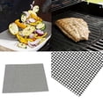 thumbnail image 3 of Non-Stick Barbecue Grid Mat BBQ Grill Mesh Mat Heat Resistant Heat Resistant Roast Pad For Home Outdoor Picnic, 3 of 8