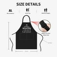 thumbnail image 4 of Funny Aprons for Men,The Grill Master, The Man The Myth The Legend - Cooking Grilling BBQ Chef Apron for a Husband, Waterproof Apron with Pockets - Funny Gifts for Dad, Husband, Brother, 4 of 7