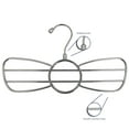 thumbnail image 2 of Metal Hanger Butterfly Shaped Multi-Purpose: Scarf, Hijab, Belt, Tie, and Jewelry | Space-Saving Closet Organizer for Men and Women | Chrome Finish Construction for Durability | 2 Pack, 2 of 5