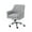 Gray/Chrome, variant on GDF Studio Morgan Mid Century Modern Fabric Home Office Chair, Beige and Chrome