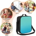 thumbnail image 5 of Disketp Teal Turquoise Insulated Lunch Bag Lunch Box - Lunch Bag for Men Adult Women, 5 of 7