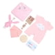 thumbnail image 5 of La Cesta De Los Regalos De La Ducha Del Bebé, Cesta De Los Regalos De La Muchacha Del Muchacho De Los Niños Incluye El Babero Del Bebé, CardSocks Del Nacimiento, Muñeca, Toalla, 5 of 7