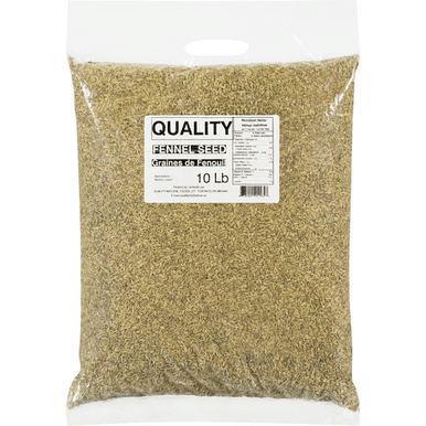 QUALITY Fennel Seeds, Premium Whole Aromatic Spice, 4.55 kg (10 lbs) Bulk Foodservice Bag