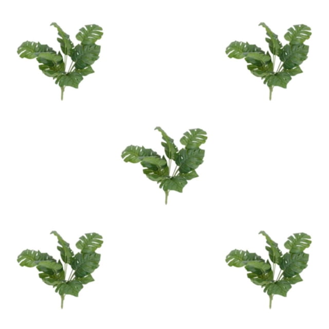 Injueey Plantas verdes seguras y respetuosas con el medio ambiente exquisita decoración hecha de materiales flores artificiales 12 50 carey Type2 NO2