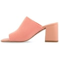 thumbnail image 3 of Journee Womens Lorenna Open Square Toe Block Heel Dress Sandals, Widths Available, 3 of 10