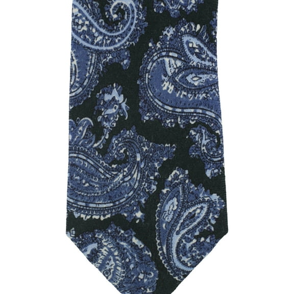 Tasso Elba Men’s Paisley Wool Tie (Green)
