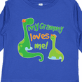 thumbnail image 4 of Inktastic My Grammy Loves Me Grandson Boys Long Sleeve Toddler T-Shirt, 4 of 5