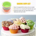 thumbnail image 4 of Curated Cart Silicone Cupcake Baking Cups - 24 Pack,, 4 of 4