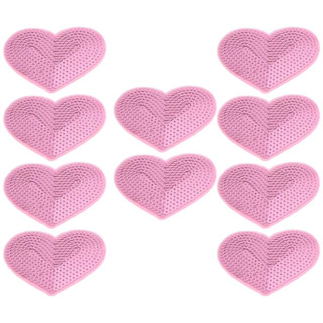 Backpack Patches, Durable Cotton Pink Heart Iron On Patches Unique Design Wide Application Light Weight For Jean For Jacket For Hat
