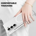 thumbnail image 6 of Compatible with Magnetic Case for Samsung Galaxy Z Fold 5 Case with Screen Protector,Ultra Slim Hinge Protection Wireless Charging Heavy Duty Protective Case for Galaxy Z Fold 5 5G Case Silver, 6 of 12