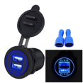 thumbnail image 2 of Riwesomey 5V 2.1A USB dual IP66 Toma de corriente de carga para automóvil a prueba de agua Accesorios para motos CS-526A1, 2 of 6
