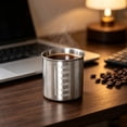 thumbnail image 3 of Stainless Steel Measuring Cup with Graduations, Multi-Purpose Metal Mug for Baking Coffee Soup Camping, Accurate Liquid Measurement Tool for Kitchen and Outdoor Use, F, 3 of 4