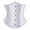 White, variant on Gupgi Women Underbust Corset Bustier Workout Shape Body Belt Slimming Shaper