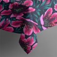thumbnail image 5 of Pioneer Flower Floral Print Pattern Square Tablecloth,Waterproof Square Table Cover,Wipeable Spillproof Washable Table Cover for Home Kitchen Party Decor 60"x60"(152x152cm), 5 of 6