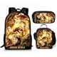 thumbnail image 1 of Student Backpack Three-piece Anime Cartoon Backpack, 1 of 1