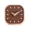 thumbnail image 4 of Black Walnut Solid Wood Small Table Clock Book Desktop Clock Silent Bedhead Clock Mini Small  Nordic Creative Decoration (A), 4 of 6