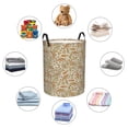 thumbnail image 4 of Honeii Paisley Floral 1 Print Laundry Hamper Basket,Baby Nursery Woven Storage Basket for Toys Bin,Pillows,Blankets,Clothes-Small, 4 of 6