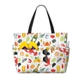 thumbnail image 1 of Fotbe Crabs Shrimps Bolsa de Viaje para Playa - Resistente al Agua, Bolsa Tote de Gran Capacidad y Ligera con 7 Bolsillos para Mujeres y Hombres, 1 of 7