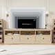 thumbnail image 4 of TV Soporte para 75 Inch TV Mid-Century Moderno Entertainment Center con Almacenamiento Cajón 70inch TV Console con Abierto Shelves Madera Media Console TV Gabinete para Living Sala ( cm de Anchoood), 4 of 7