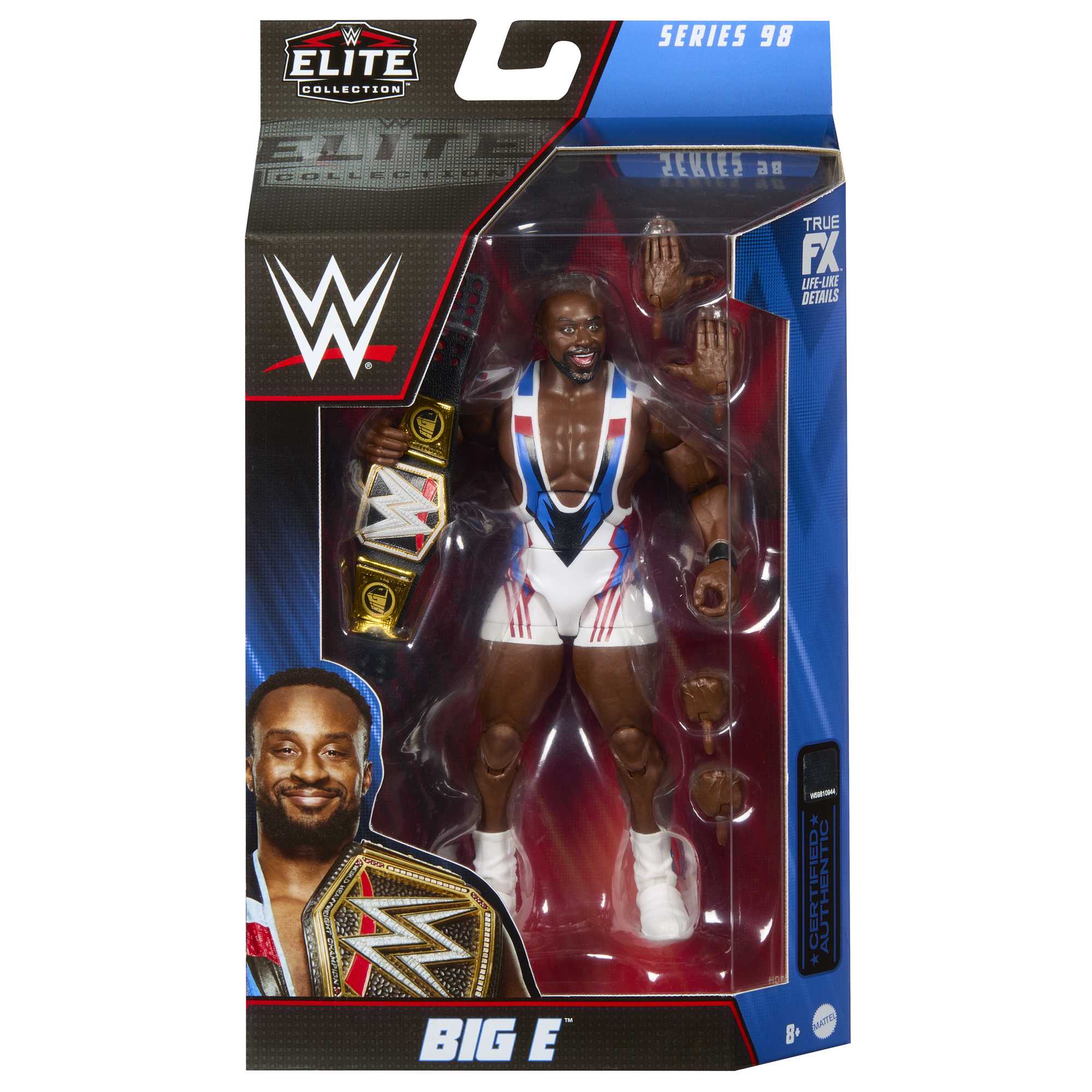 Figura de acción de la colección Elite de WWE Big E de Mattel, 6