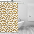 thumbnail image 2 of Shower Curtain for Bathroom French Fries (2) Shower Curtains Polyester Fabric Bathroom Decor Curtain with Hooks 72 X72 Inches, 2 of 5