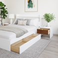 thumbnail image 4 of Nexera Harper Ensemble de Chambre Réversible 4 Pcs, Blanc, Double, 4 of 6