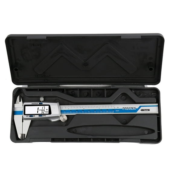 Stainless Electronic Digital Caliper Stainless Steel Slide Caliper Measuring Tool Electronic Micrometer Caliper With Large LCD Screen 3 Measurement Units Switchable