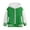 Green, variant on Child Boys Girls Autumn Spring Long Sleeved Color Block Baseball Hooded Coat Top Clothes Girls Coat Size 8