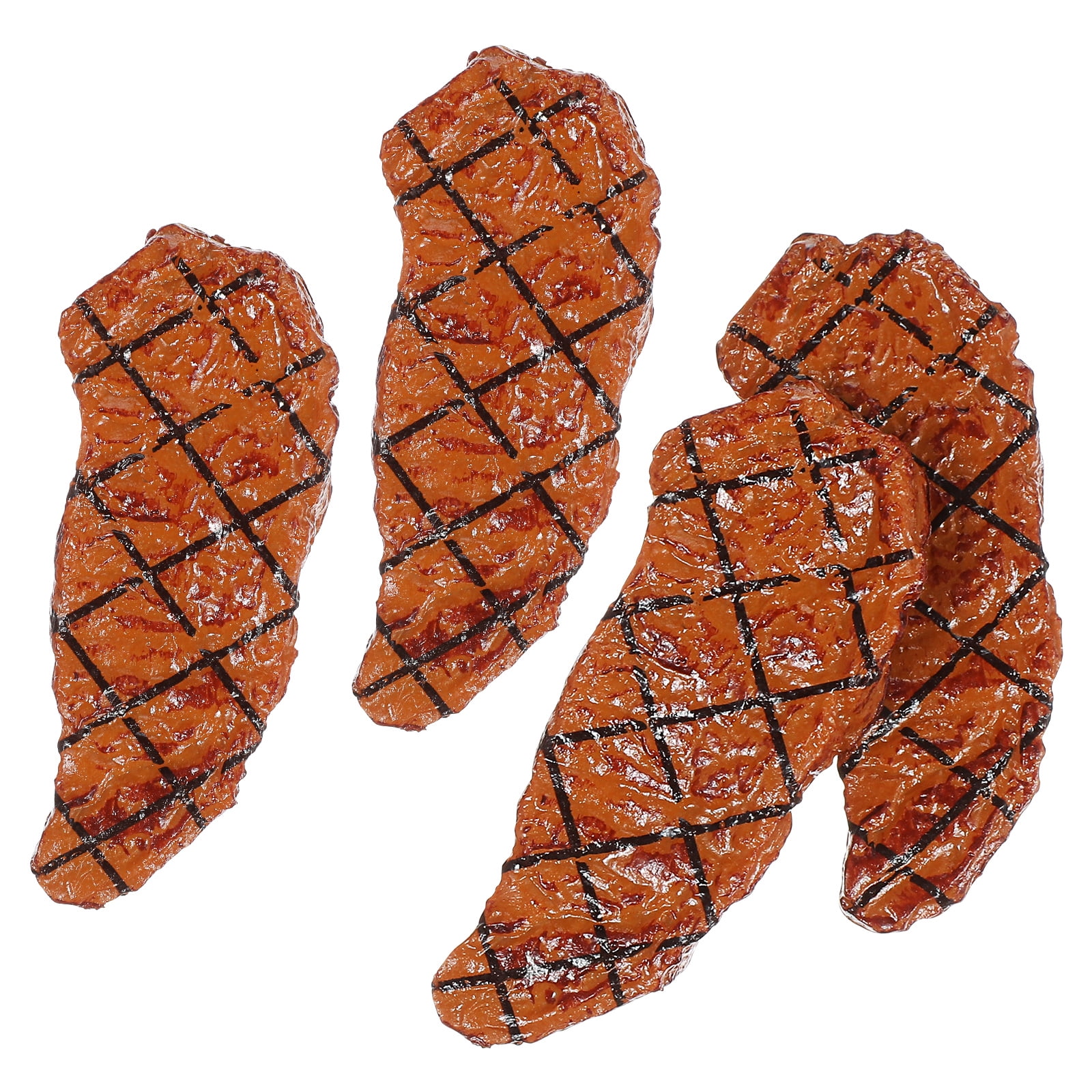 Ninja Slow Cooker 4pcs Miniature Fake Steak Models - Realistic Cooked ...