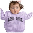 thumbnail image 4 of Girls Sweaters Hand Embroidered Pure Knit Sweater for Girls Delicate Floral Design Soft Comfortable Toddler Kids Top, 4 of 4