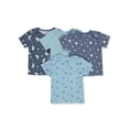 thumbnail image 3 of Hanes Baby Boys' 4-Pack Lap Shoulder T-Shirt - blue/navy, 18 - 24 months (Infant), 3 of 3