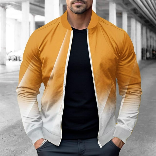 LOVZFMLL Jackets for Men Pullover Sweater Stand Collar Elastic Solid Color Half Sweater For Men Stand-up Collar Sweater