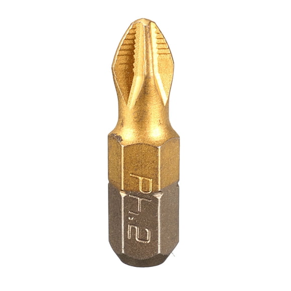 Puntas De Destornillador Recubiertas De Titanio Antideslizantes 1/4 Pulgadas Vástago Hexagonal Broca 25Mm Para Herramientas Eléctricas10 Uds Yuarrent HA015553-00