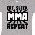 thumbnail image 4 of Inktastic Eat, Sleep, Mma, Repeat Boys or Girls Baby Bodysuit, 4 of 5