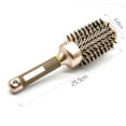 thumbnail image 2 of Curling Roller Hairbrush, Ergonomic Handle Round Hair Brush Ceramic Coating Comfortable Handle Fast Heating  for Daily Use, 2 of 8
