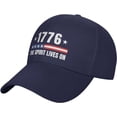 thumbnail image 1 of 1776 The Spirit Lives On Hats Patriotic Baseball Cap, 1 of 7