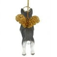 thumbnail image 4 of Design Toscano Honor the Pooch: Siberian Husky Holiday Dog Angel Ornament, 4 of 4